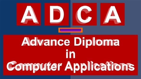 ADVANCE DIPLOMA IN COMPUTER APPLICATION